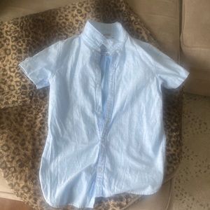 Short sleeve boys dress shirt